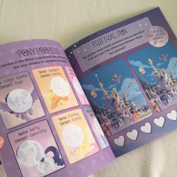 New 2017 My Little Pony the Movie “Sparkle and Shine” Activity Book - Picture 4 of 13